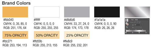 Brand Color Standards 